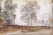 Pastoral Landscape (mk17) Claude Lorrain